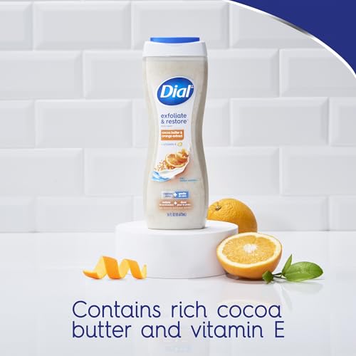 Image 4 of Dial Body Wash, Orange Peel & Cocoa Butter, Vitamin E, 16 Fl Oz, 4 Count