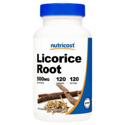 Nutricost Licorice Root Capsules 500 Mg 120 Count