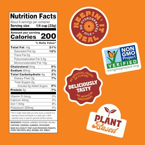 Image 7 of Back to Nature Classic Round Crackers + Classic Creme Sandwich Cookies + Premium Nut Mix - Cashew, Almond & Pistachio Blend - Plant Based Snacks, Non-GMO, Vegan