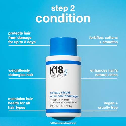 Image 5 of K18 Damage Shield Shampoo and Conditioner Set, Color Safe, 2 Count