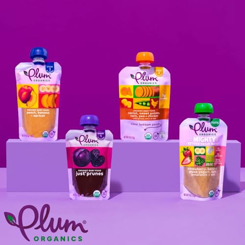 Image 7 of Plum Organics 12+ Months Baby Food Variety Pack, 3 Flavors, 4 oz, 18 Pack