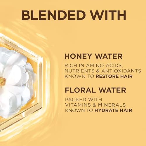 Image 4 of Garnier Whole Blends Honey Water Moisture Restoring Conditioner, 26.6 Fl Oz