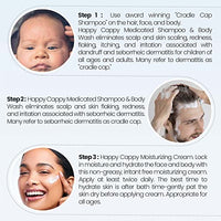 Thumbnail for Image 6 of Happy Cappy Medicated Shampoo and Body Wash and Moisturizing Cream Bundle