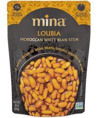 Thumbnail for Image 3 of Mina Loubia Moroccan White Bean Stew, 13g Plant Protein, Ready in Minutes, Vegan Friendly, Gluten Free, Kosher & Non-GMO, 10 Ounce (Pack of 6)