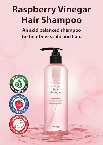 Image 2 of A'PIEU Raspberry Vinegar Shampoo for Dandruff & Buildup