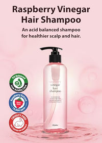 Thumbnail for Image 2 of A'PIEU Raspberry Vinegar Shampoo for Dandruff & Buildup