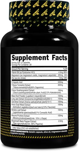 Image 4 of Primaforce Testosterone Complex 90 Capsules, 30 Servings