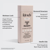 Thumbnail for Image 3 of Kitsch Argan Oil Shampoo for Hair Growth – Hydrating Hair Care – 12.3 oz