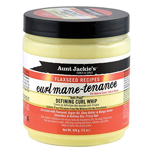 Image 1 of Unscented / 30 Ounce (Pack of 1) for the product Aunt Jackie's Flaxseed Recipes Curl Mane-tenance Defining Curl Whip 15 Oz