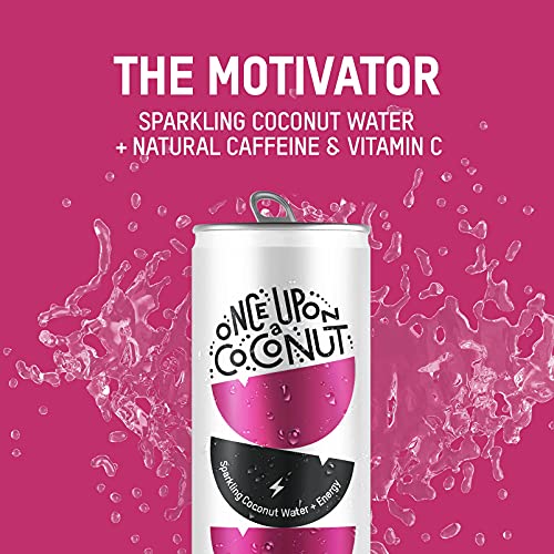Image 6 of ONCE UPON A COCONUT Sparkling Coconut Water + Energy 10.8 Fl Oz Pack of 12