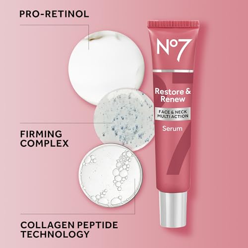 Image 9 of No7 Restore & Renew Sculpting Serum for Face & Neck