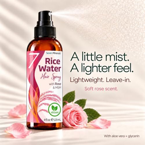 Image 6 of Seven Minerals Rice Water Spray for Hair Growth - 4 fl oz