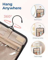 Thumbnail for Image 22 of BAGSMART Hanging Travel Toiletry Bag