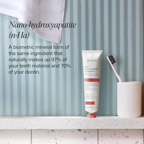 Image 4 of Boka Toothpaste - Nano Hydroxyapatite Toothpaste, Fluoride Free Toothpaste