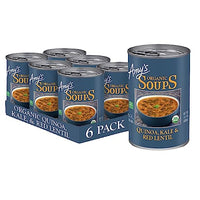 Thumbnail for Image 1 of Default Title for the product Amy's Soup Organic Kale Quinoa and Red Lentil 6 Pack 14.4 Ounce