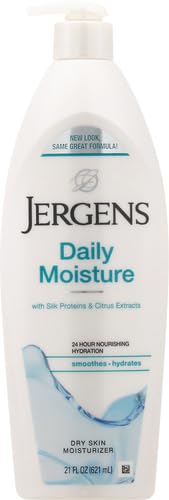 Thumbnail for Image 2 of Jergens Daily Moisture Dry Skin Moisturizer, Hand and Body Lotion, 21 Fl Oz (Pack of 4)