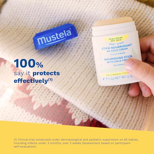 Image 2 of Mustela Baby Nourishing Stick - Lip & Face Moisturizer for Dry Skin - 0.32 oz.