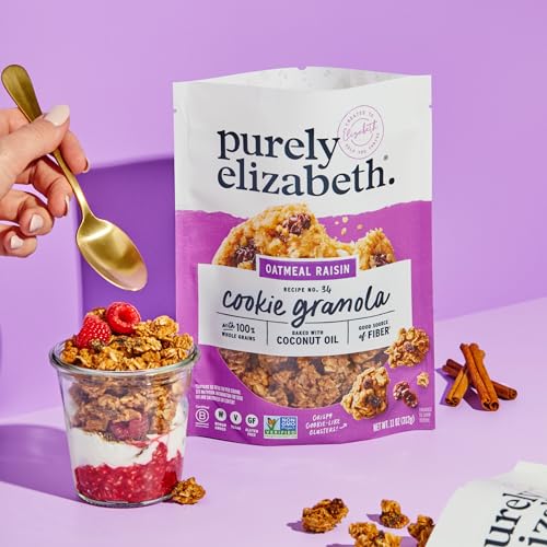 Image 3 of Purely Elizabeth Cookie Granola Oatmeal Raisin 11 Ounce