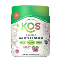 Thumbnail for Kos Organic Superfood Greens Powder Berry 9.38 Oz