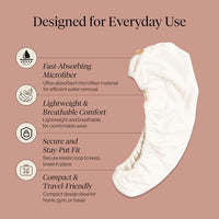 Thumbnail for Image 11 of Kitsch Microfiber Hair Towel Wrap for Women