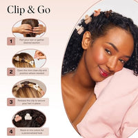Thumbnail for Image 6 of Kitsch Small Hair Clips for Women - Cute Hair Accessories - Rosewood, 8pcs