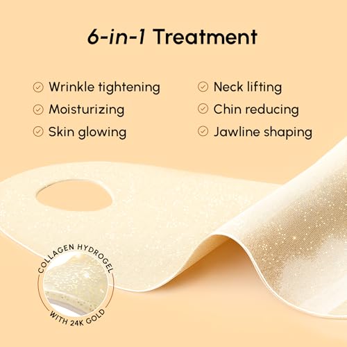 Image 6 of MAREE V Line Lifting Mask - 24K Gold Double Chin Lifting Mask 7 Ct
