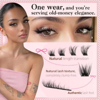 Thumbnail for Image 10 of Goddvenus Fluffy Lash Clusters Natural D Curl Cluster Eyelash Extensions