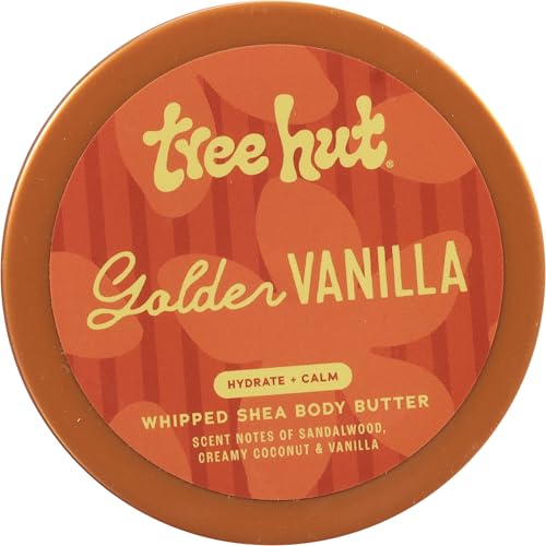 Image 2 of Tree Hut Golden Vanilla Whipped Body Butter with Shea Butter, 8.4 Oz