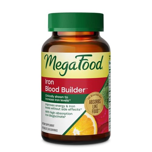 Image 2 of 60 Count (Pack of 1) for the product MegaFood Blood Builder Iron Supplement