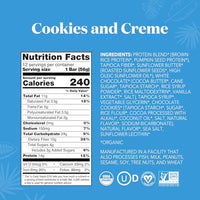 Thumbnail for Image 2 of ALOHA Organic Plant Based Protein Bars, Cookies and Creme, 12 Ct, 4g Sugar
