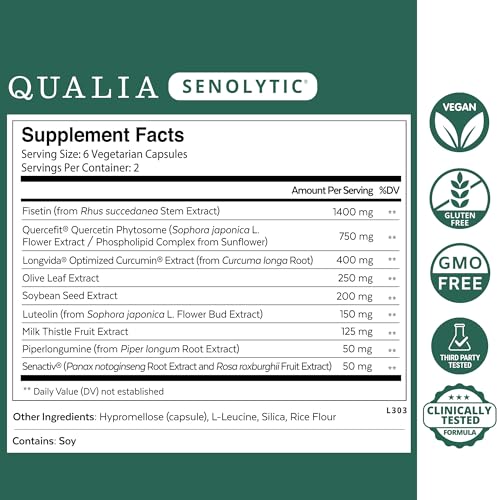 Image 2 of QUALIA LIFE SCIENCES Qualia Senolytic