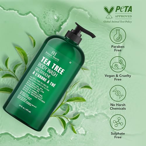 Image 6 of Botanic Hearth Tea Tree Body Wash, Shower Gel ?6 Fl Oz
