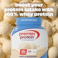 Thumbnail for Image 3 of Premier Protein 30g High Protein Powder, 100% Whey, Vanilla, 29 Servings