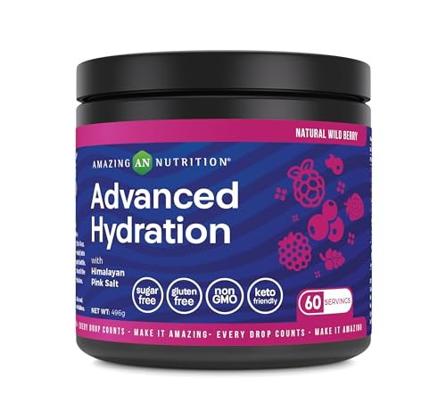 Image 1 of Default Title for the product Amazing Nutrition Advanced Hydration Electrolyte Powder 60 Servings