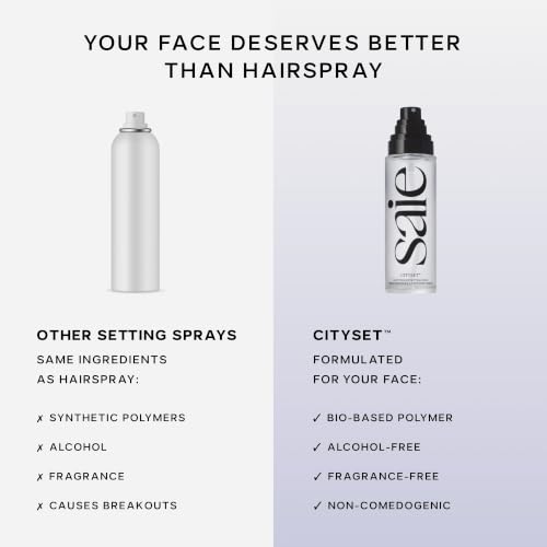 Image 5 of Saie CitySet Lightweight Makeup Setting Spray, Vegan (3.21 oz)