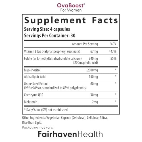 Image 3 of Fairhaven Health FertilAid Multivitamin & OvaBoost Capsules