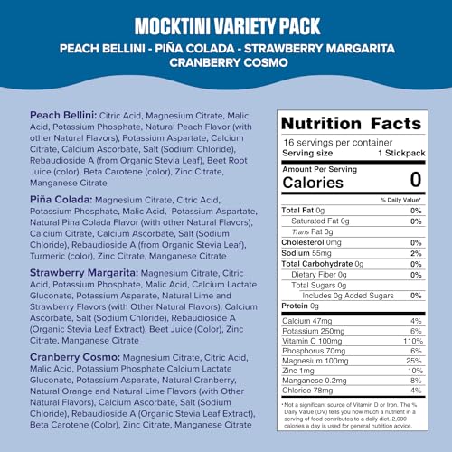 Image 2 of Ultima Replenisher Daily Electrolyte Powder Drink Mix ? Sugar Free ? Mocktini Variety and Original Variety, 36 Stickpacks