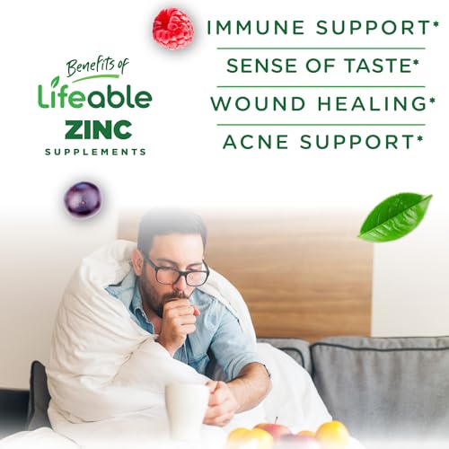 Image 3 of Lifeable Zinc Gummies for Women and Men, Maximum Strength 50 mg, 90 Ct