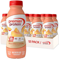 Thumbnail for Image 1 of Default Title for the product Premier Protein 30g High Protein Shake, Peaches & Cream, 12 Pack