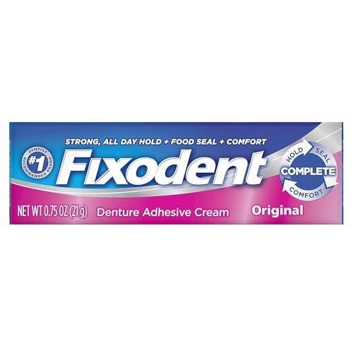 Image 13 of 0.75 Fluid Ounces / 8.25 Ounces for the product Fixodent Denture Adhesive Cream