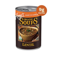 Thumbnail for Image 4 of Amy's Soup Vegan Lentil Canned Soup (6 Pack) 14.5 oz