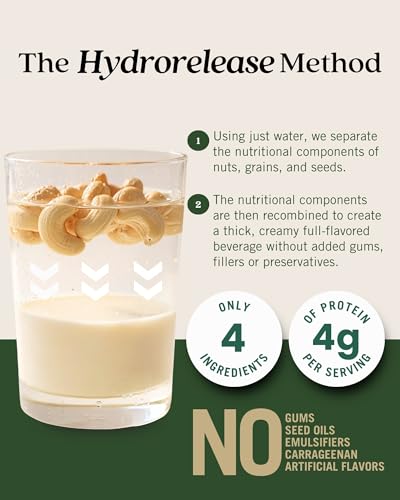 Image 3 of Elmhurst 1925 Vanilla Cashew Milk Unsweetened - 32 Fl Oz (6-Pack)