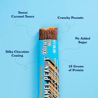 Thumbnail for Image 4 of BAREBELLS Vegan Protein Bars Peanut Caramel 12 Count