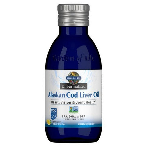 Garden of Life Dr. Formulated Alaskan Cod Liver Oil Lemon, 200 ml