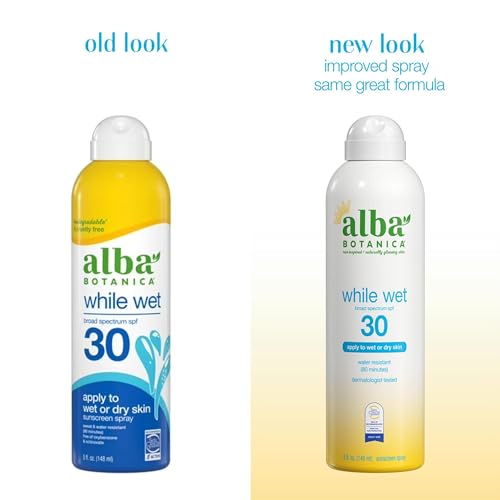 Image 3 of Alba Botanica While Wet Sunscreen Spray SPF30, 5 Oz