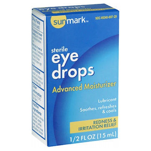 Sunmark Eye Drops Advanced Releif Count of 1