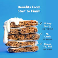 Thumbnail for Image 5 of ALOHA Organic Plant Based Protein Bars, Cookies and Creme, 12 Ct, 4g Sugar