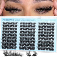 Thumbnail for Image 8 of Fluffy Plush Lash (10-16mm) for the product PHKERATA Wispy Eyelash Clusters