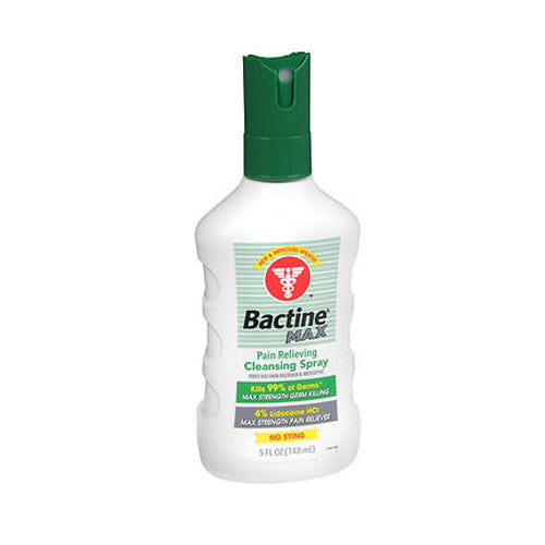Bactine Max Pain Relieving Cleansing Spray 5 Oz