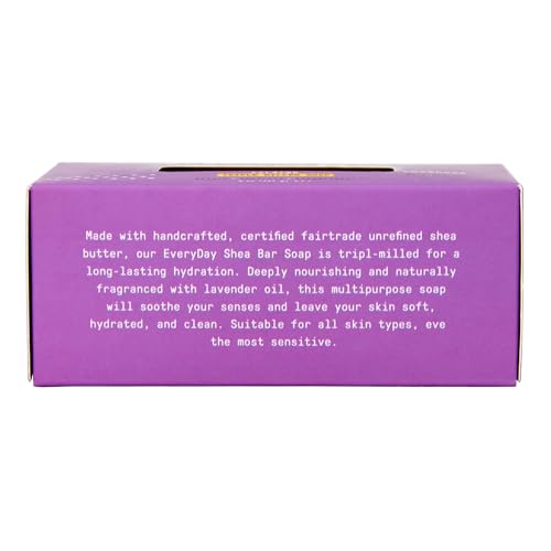 Image 3 of Alaffia Bar Soap, Lavender 2-Pack, 8 Oz Each